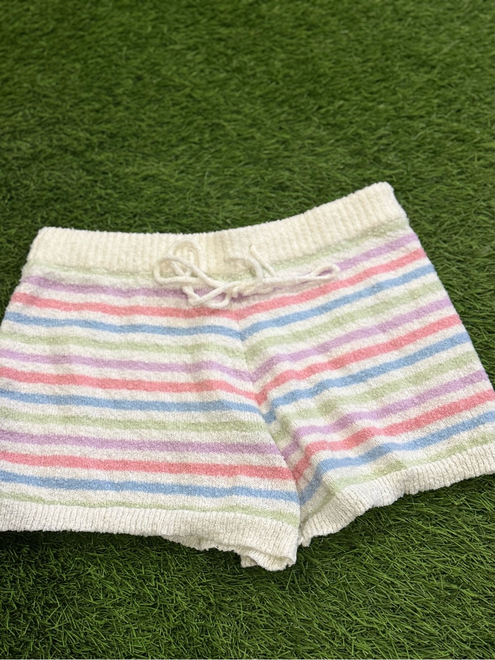 Peach Love California Sweater Lounge Shorts